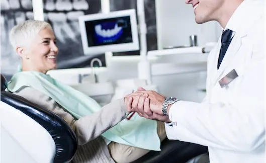 patient getting Teeth Whitening in Midlothian, TX